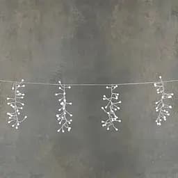 Гирлянда Luca Lighting Белая бахрома 7.7 ​​м холодный белый (8718861852363)