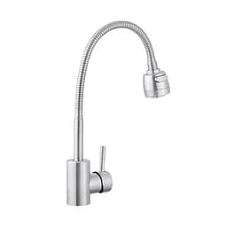 Змішувач для кухні з гнучким виливом Agua Acero-INOX035-2 CV023291 Хром матовий - мініатюра 3