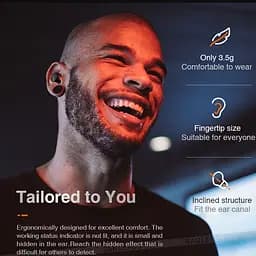 Беспроводные наушники bluetooth JEDEL B20 с зарядным кейсом 500mAh - мініатюра 2