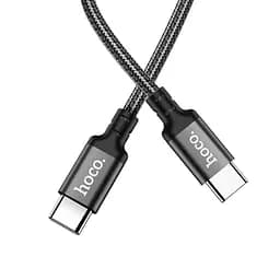 Зарядний кабель швидкого заряджання Hoco X14 Double Speed на 60W з роз'ємом Type-C to Type-C чорний - мініатюра 4