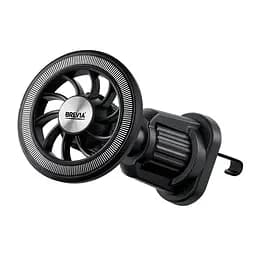 Тримач телефону автомобільний Brevia Air Vent Pro MagRING для дефлектора, магнітний Magsafe, чорний(48610)