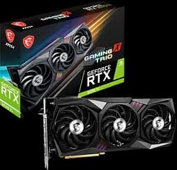 Відеокарта GeForce RTX 3070 Ti 8GB MSI Gaming X Trio (RTX 3070 Ti GAMING X TRIO 8G) Б/В
