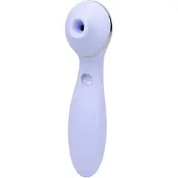 Вакуумний вібратор KisToy Polly Plus Purple з підігрівом