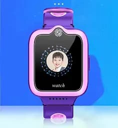 Розумний дитячий годинник-телефон Lemfo T30G з поворотним корпусом 360°, 4G дзвінками, прослуховуванням, 16 ГБ памʼяті та GPS відстеженням До 4 днів роботи Рожевий - мініатюра 8