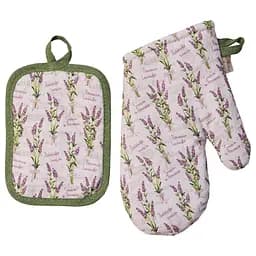Набор рукавица и прихватка Прованс Соцветия лаванды (42349)