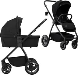 Универсальная коляска 2 в 1 Lionelo Meril Black Onyx (LO-MERIL 2IN1 BLACK ONYX)