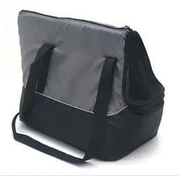 Сумка-переноска для котів та собак Zoo-hunt Вояж №1 23х40х34 см сіра