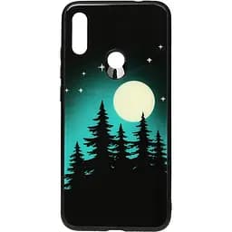 Чохол-накладка Toto Night Light Print Glass Case Xiaomi Redmi Note 7 Full Moon
