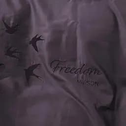 Комплект постільної білизни MirSon Сатин Elit 0231 Excalibur Freedom 110х140 см темно-фіолетовий (2200010538519) - мініатюра 3