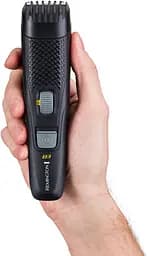 Тример Remington Style Series, для бороди і вусів, АААх2, роторний мотор, чохол, сталь, чорний - мініатюра 4
