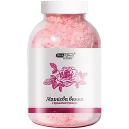Соль для ванн Бишофит Полтавский Rose 1000 г, магниевые хлопья с ароматом розы