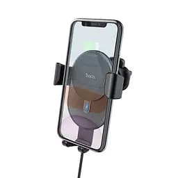 Бездротове зарядне авто тримач Hoco CW25 Delight in-car wireless charging 10W 2.4A - мініатюра 3
