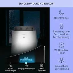 Кондиціонер мобільний Klarstein Grandbreeze Pro 4K 14 000 BTU/4,1 кВт (10035811) - мініатюра 4