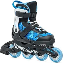 Дитячі ролики Rollerblade Microblade SL 33-36,5 Чорний-Блакитний
