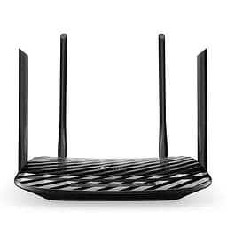 Роутер TP-LINK Archer A6, Wi-Fi 802.11a/b/g/n/ac, до 867 Mb/s, 2.4/5GHz, 4 LAN 100/1000 Mb/s, RJ45 100/1000Mb/s (FE)