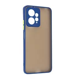 Чехол-панель-накладка для Xiaomi Redmi Note 12 4G, Frosted Matte, синий, противоударный чехол с защитой всего корпуса, термополиуретан TPU + поликарбонат PC, ArmorStandart (ARM67734)