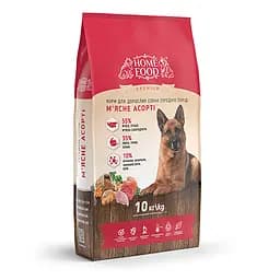 Сухий корм для дорослих собак М'ясне асорті DOG ADULT MEDIUM Універсальний 10 кг
