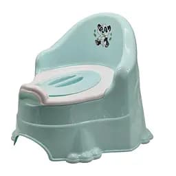 Горщик дитячий з кришкою ТехноК 5156TXK(Turquiose) пластик, бірюзовий