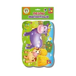 Пазли на магніті Vladi Toys Корова та теля, 12 елементів (VT3205-74) - мініатюра 2