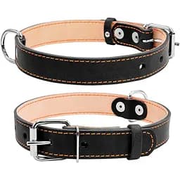 Нашийник Collar подвійний, 38-50х2,5 см, чорний