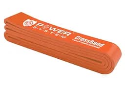 Гумка для фітнесу і кроссфіту Power System PS-4052 CrossFit Level 2 Orange (опір 10-35 кг) (PS-4052_Orange) - мініатюра 3