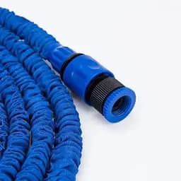 Шланг для поливу садовий Workpro Magic Hose 30м, Шланг-Xhose, що розтягується, для саду та городу з розпилювачем (синій / зелений ) - мініатюра 4