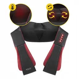 Накидка-масажер 4FIZJO Shiatsu Pro+ для шиї та спини 4FJ0565 Black/Red (P-5907739319074) - мініатюра 12