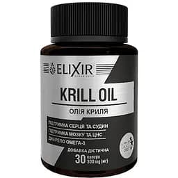 Жирні кислоти Elixir Omega 3 Krill Oil 30 капсул