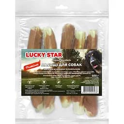 Лакомства для собак Lucky Star Большой брикет с мясом курицы 500 г