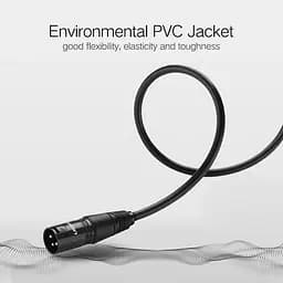 Мікрофонний кабель UGREEN AV130 подовжувач XLR Male to Female Microphone Cable 2 м Black (20710) - мініатюра 7