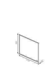 Дзеркало AM.PM Gem 55 см з LED- підсвічуванням (M91AMOX0551WG38) - мініатюра 6