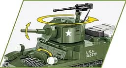 Конструктор дитячий танк M3 Stuart COBI 3129 - мініатюра 4