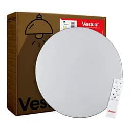 Cвітильник SIMPLE зоряне небо 72W 375*60мм 3000К- 6500К 5600Lm з пультом срібло