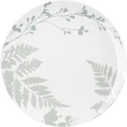 Тарілка обідня Ardesto Capri 26.8 см біло-зелена (AR0427CWG)