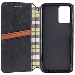 Шкіряний чохол-книжка GETMAN Cubic (PU) для Motorola Moto G15 4G Чорний - мініатюра 4
