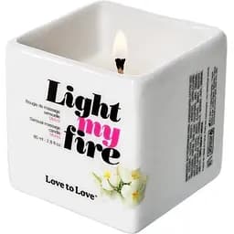 Масажна свічка Love To Love Light My Fire Monoi (80 мл)