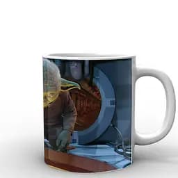 Кухоль GeekLand Star Wars Майстер Йода SW.002.53 330 мл білий