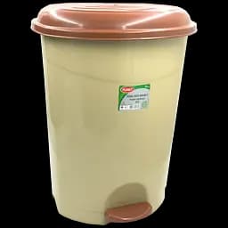 Ведро Planet с овальной педалью 50 л бежевое (00-00010345)