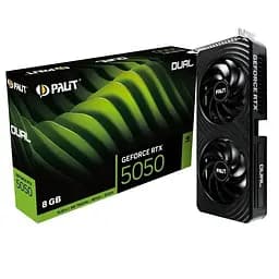 Відеокарта Palit GF RTX 5050 8GB GDDR6 Dual (NE65050019P1-GB2070D) - мініатюра 9