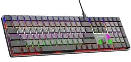 Клавіатура GamePro MK145R Red Switch Low Profile Dark Gray (MK145R) - мініатюра 2