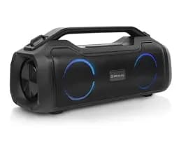 Колонка портативна 2.0 REAL-EL X-747 Black, 2 x 25 Вт, пластиковий корпус, Bluetooth, MicroSD / USB, IPX5, живлення від акумулятора, 2x3600мА/ год, керування зверху - мініатюра 3