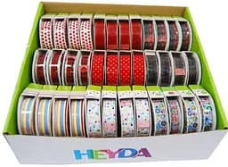 Набор дизайна. скотча Лето 1,5см 10м 9диз. 36шт