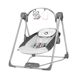 Крісло-гойдалка Lionelo Otto Cozy Grey сіре (ЛО-ОТТО КОЗІ ГРЕЙ)