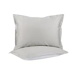 Наволочки з вушками сатин 50 х 70 см Lotus Home - Florida сірий, 2 шт. (svt-2000022353069)