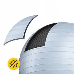 М'яч для фітнесу (фітбол) 4FIZJO 65 см Anti-Burst Grey (P-5905973404785) - мініатюра 10