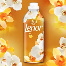 Кондиціонер для білизни Lenor Ванільна орхідея та золотий бурштин 2x1200 мл - мініатюра 3