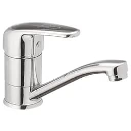 Змішувач для умивальника Haiba Magic 004 із чорною ручкою HB0689 Хром