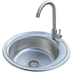 Комплект мийка + змішувач Romzha Sorin Textura (A)