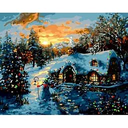 Картина за номерами ZiBi Art Line Святковий будинок 40х50 см (ZB.64119)