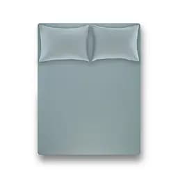 Простирадло на резинці з наволочкою Penelope Laura green, 200х100+70х50 см, бавовна, зелений (svt-2000022277914)